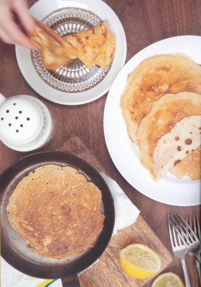 Spelt pancakes